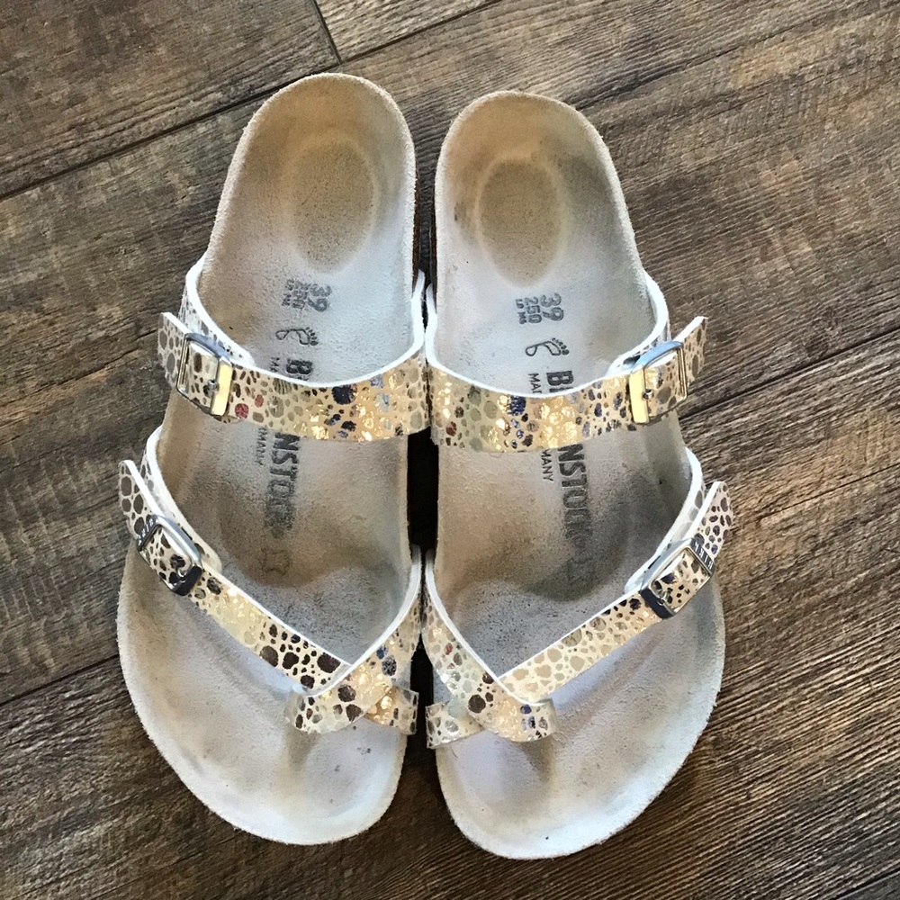 Birkenstock Mayari Toe Sandal Silver 38